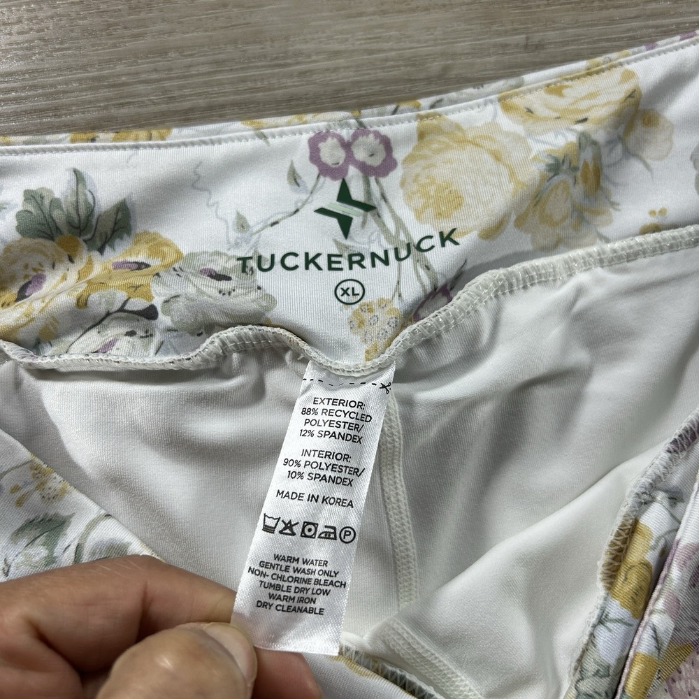 NWT Tuckernuck Sport XL Floral Chintz Jogging Shorts Athletic Lined Stretch - Picture 7 of 11